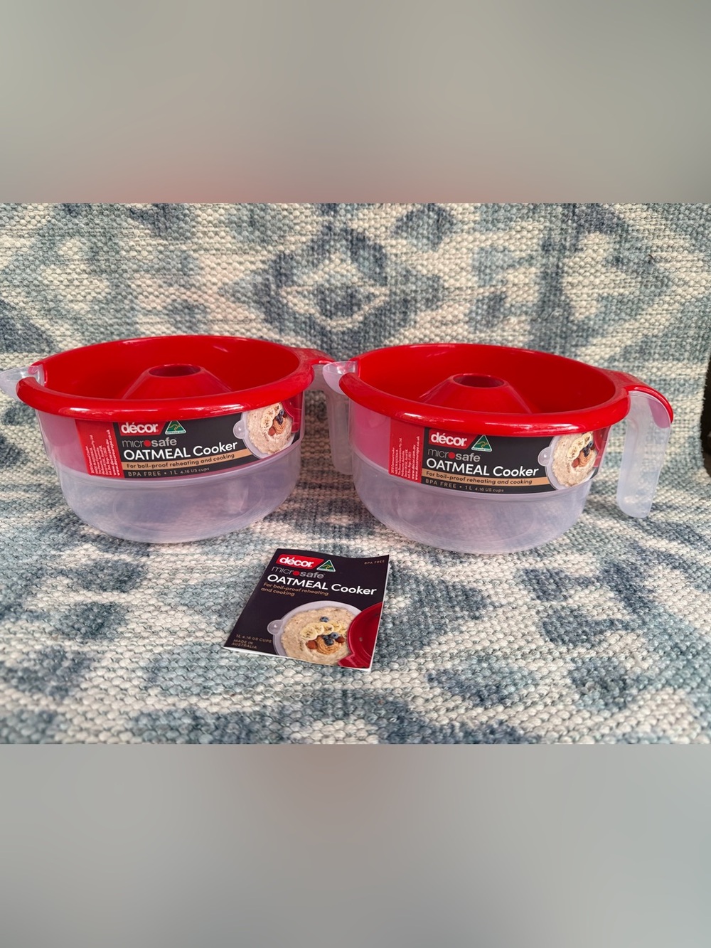 Décor Microwave Oatmeal Cooker - (Set of 2)
